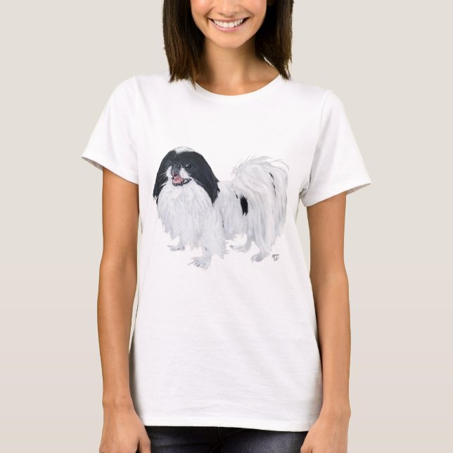 Camiseta Cão Chin Japonês (Frente)