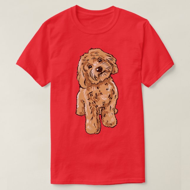 Camiseta Cão Cockapoo (Frente do Design)