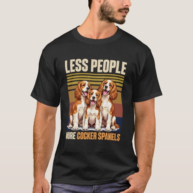 Camiseta Cão Cocker Spaniel (Frente)