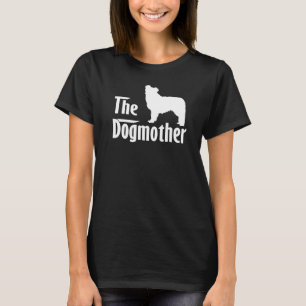 Camiseta Cão Collie Barbudo Mãe de Cachorro Dia das Mães