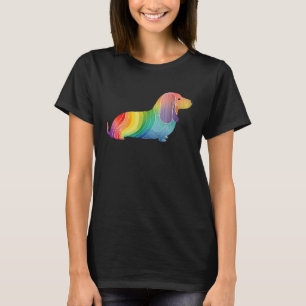 Camiseta Cão Colorido Pop Tie Dye Rainbow Kids Ch