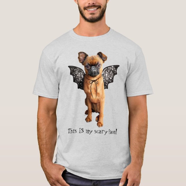Camiseta Cão Com Asas De Bat (Frente)