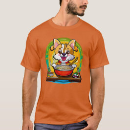 Camiseta Cão come ramyon