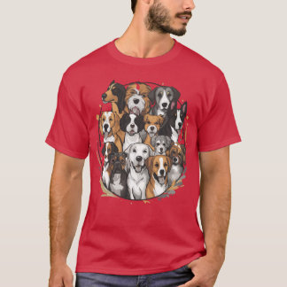 Camiseta Cão cria amigo engraçado