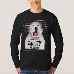 Camiseta Cão Culpado Grande Pirenéu Fotografia