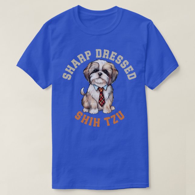 Camiseta Cão Cute Shih Tzu (Frente do Design)
