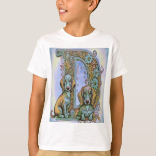 Camiseta Cão D, Alfabet