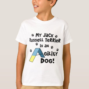 Camiseta Cão da agilidade de Jack Russell Terrier