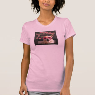 Camiseta Cão da chihuahua - ódio de Don't porque eu sou