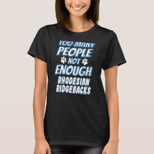 Camiseta Cão da Raça Rhodesian Ridgeback Antissocial