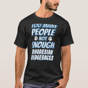 Camiseta Cão da Raça Rhodesian Ridgeback Antissocial