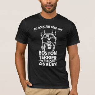Camiseta Cão da Regra de Boston Terrier legal