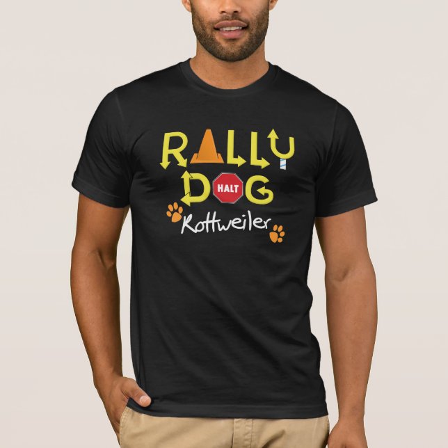 Camiseta Cão da reunião de Rottweiler (Frente)