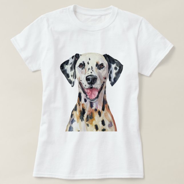 Camiseta Cão Dalmaciano Minimalista Inspirado (Frente do Design)