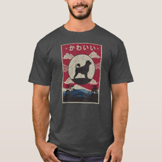 Camiseta Cão de Água Português - Design Kawaii - Cão Japonê