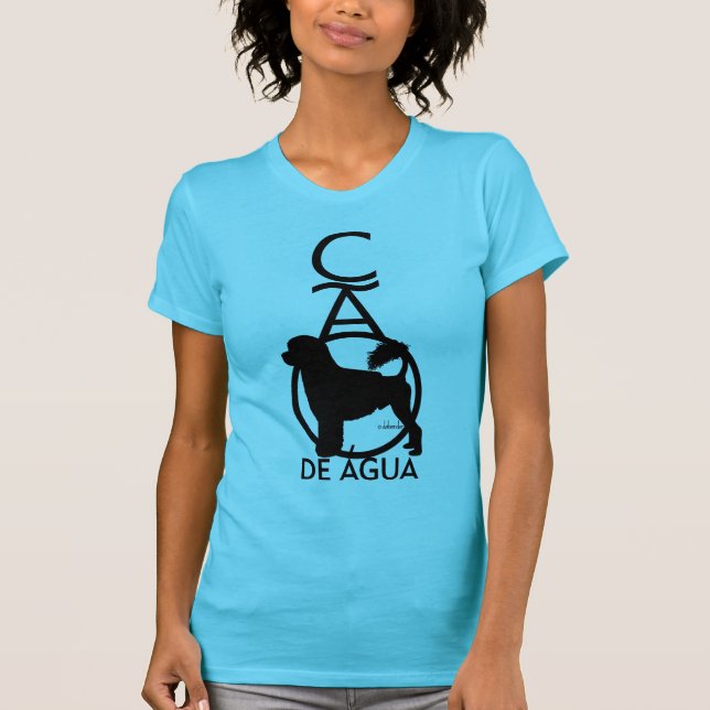 Camiseta Cão de água português que está Cao de Água (Frente)