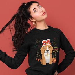 Camiseta Cão de Ano Novo Chinês