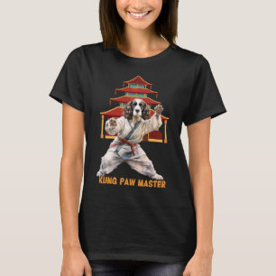 Camiseta Cão de Artes Marciais Karatê English Springer Span