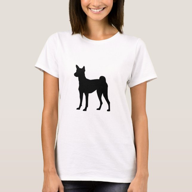 Camiseta Cão de Basenji (Frente)