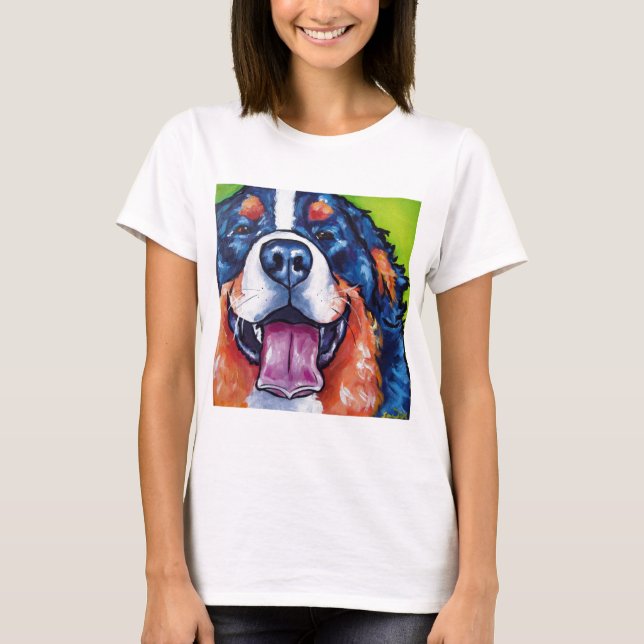 Camiseta Cão de Bernese Mt (Frente)