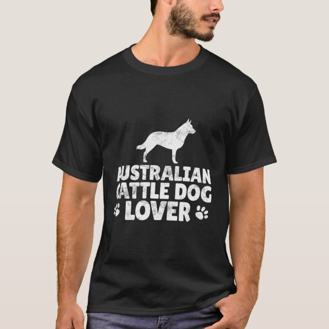 Camiseta Cão de Bovinos Australiano (Frente)