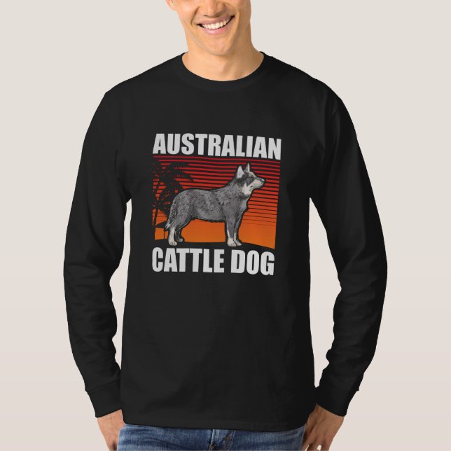 Camiseta Cão de Bovinos Australiano | Proprietário de cães, (Frente)