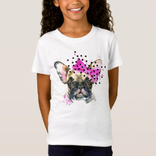 Camiseta Cão de Bull do francês de Cutie