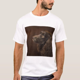 Camiseta Cão De Cabelo Castanho