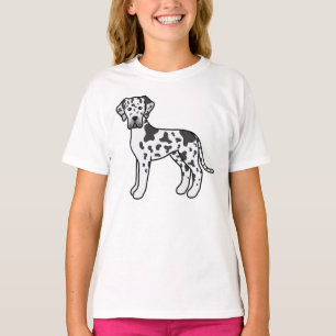 Camiseta Cão-de-Cartografia Gelado-Danado de Harlequin
