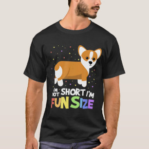 Camiseta Cão De Corgi Não É Um Pet De Tamanho Curto