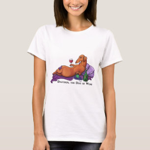 Camiseta Cão de Dacchus do vinho