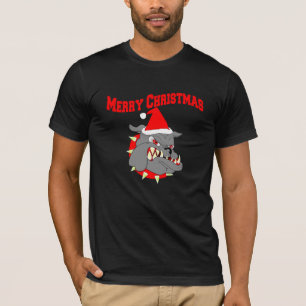 Camiseta Cão de diabo do Feliz Natal