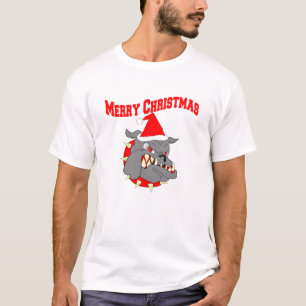 Camiseta Cão de diabo do Feliz Natal