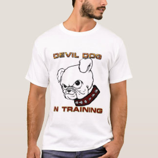 Camiseta Cão de diabo no treinamento