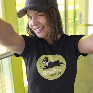 Camiseta Cão de estimação bonito do estilo legal do vint