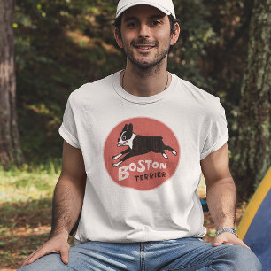Camiseta Cão de estimação bonito do estilo legal do vint