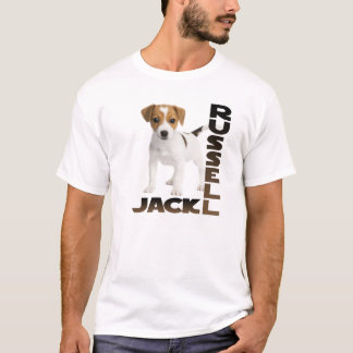 Camiseta Cão de filhote de cachorro de Jack Russell