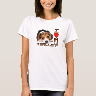 Camiseta Cão de filhote de cachorro do lebreiro
