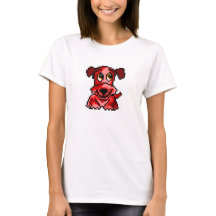 Cão de filhote de cachorro vermelho bonito da arte