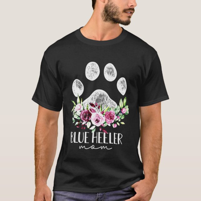Camiseta Cão de Gado Australiano Blue Heeler (Frente)