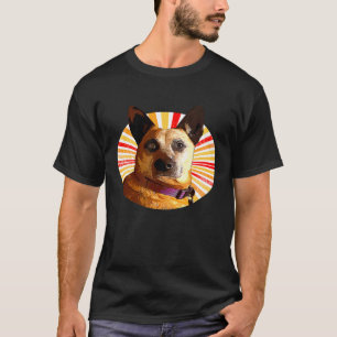 Camiseta Cão de Gado Australiano Red Heeler Retro Vintage