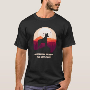 Camiseta Cão de Gado de Cauda Curtíssima Australiano e Mont