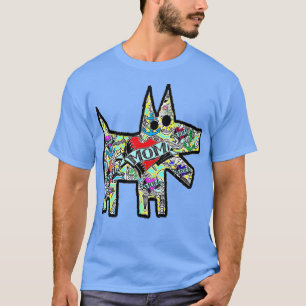 Camiseta Cão de Grafite de tatuagem