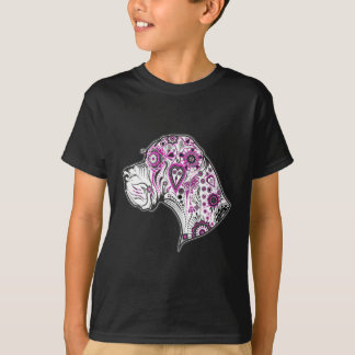 Camiseta Cão de grande porte Sugar Skull
