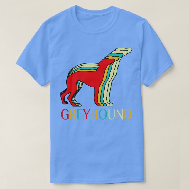 Camiseta Cão de Greyhound (Frente do Design)