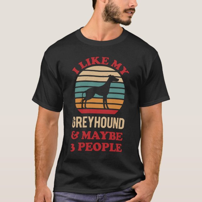 Camiseta Cão de Greyhound (Frente)