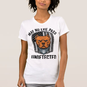 Camiseta Cão de Guarda Não Deixe o Mal Passar Design Vetori
