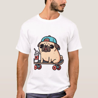 Camiseta Cão de Homens da Funy Tshirt