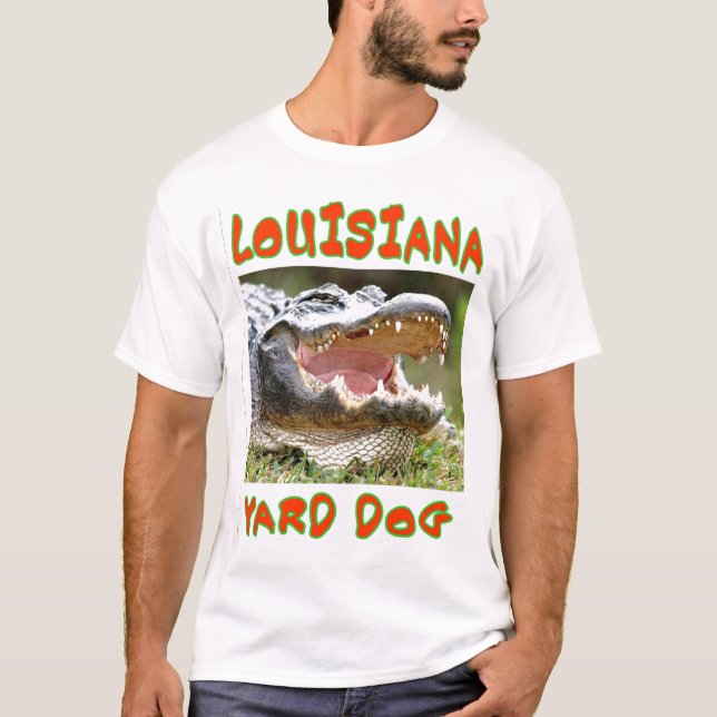 CAMISETA CÃO DE JARDA DE LOUSIANA (Frente)