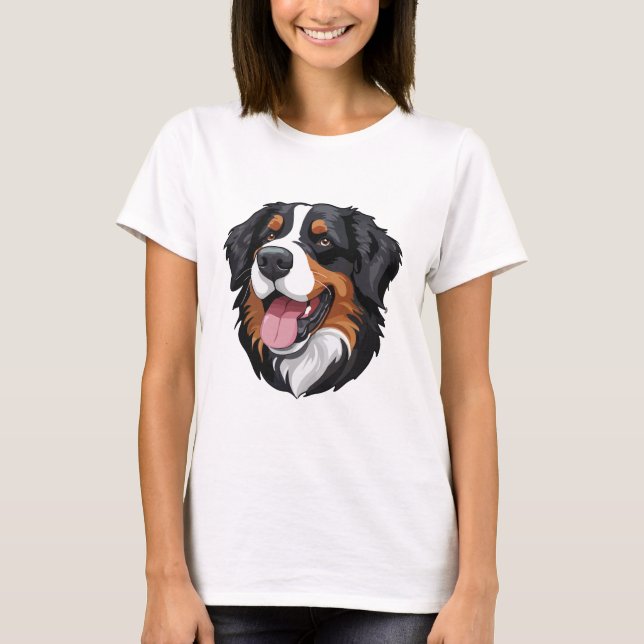 Camiseta Cão de Montanha Bernês (Frente)
